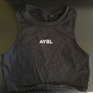 AYBL Core Cropped Vest crop top black